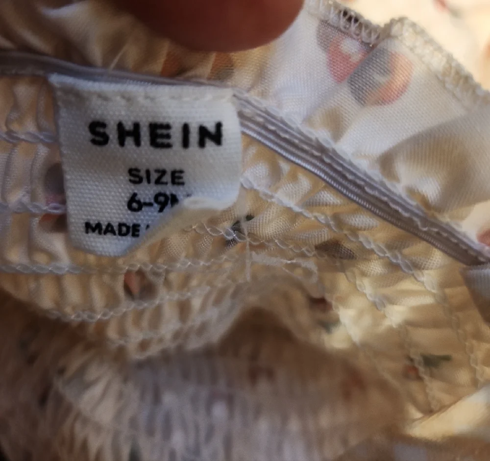 SHEIN White Cherry Patterned Outfit